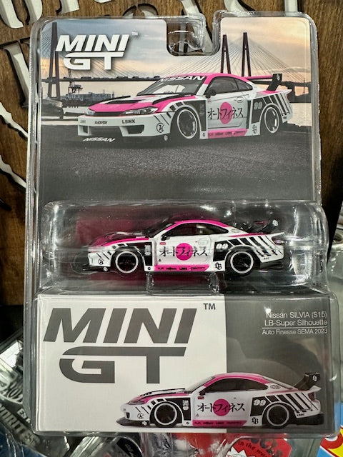 Mini GT 781 Nissan Silvia (S15) LB-Super Silhouette Auto Finesse SEMA 2023