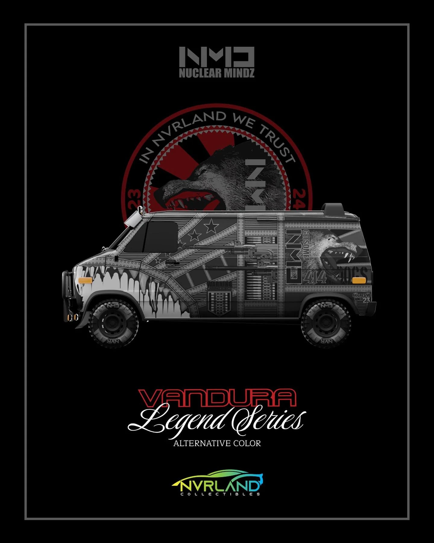 NVRLand Collectibles Vandura Legends Series Wardogs Alternate Color Design 1/300