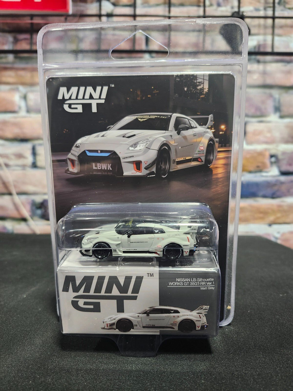 Mini GT #1248 Nissan LB Silhouette Works GT 35GT-RR Ver 1 Matte Gray VVHTF!