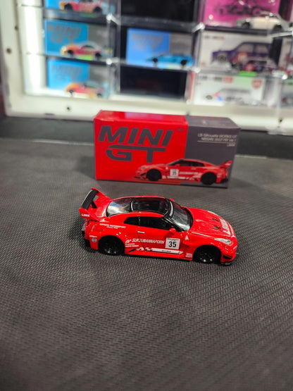 MINI GT #311 LB SILHOUETTE WORKS GT Nissan 35GT-RR Ver 1 Red Rare