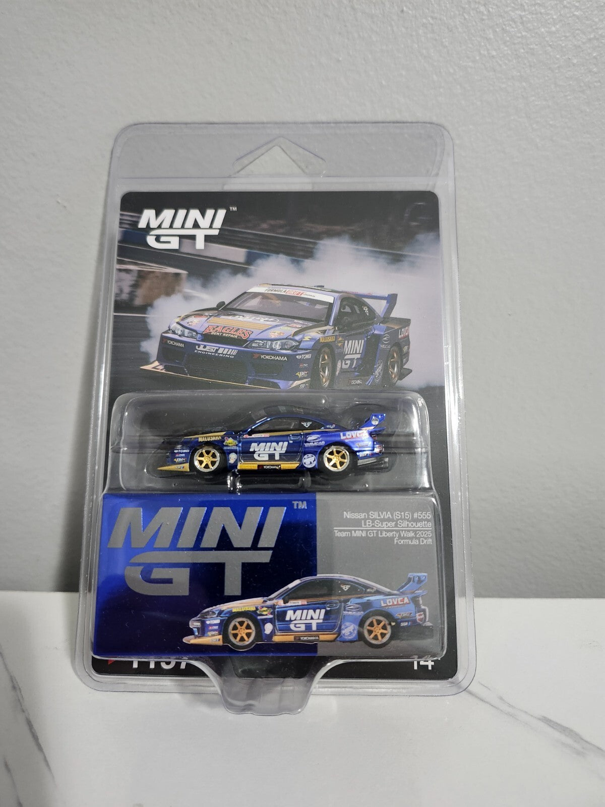 Mini GT #1157 Nissan Silvia S-15  LB Super Silhouette