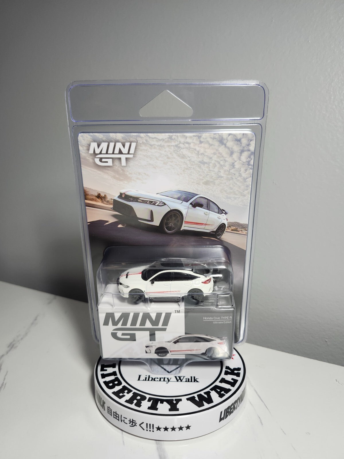 Mini GT Honda Civic TYPE R Ultimate Edition White