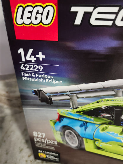 LEGO Technic #42229 827 pieces Fast & Furious Mitsubishi Eclipse