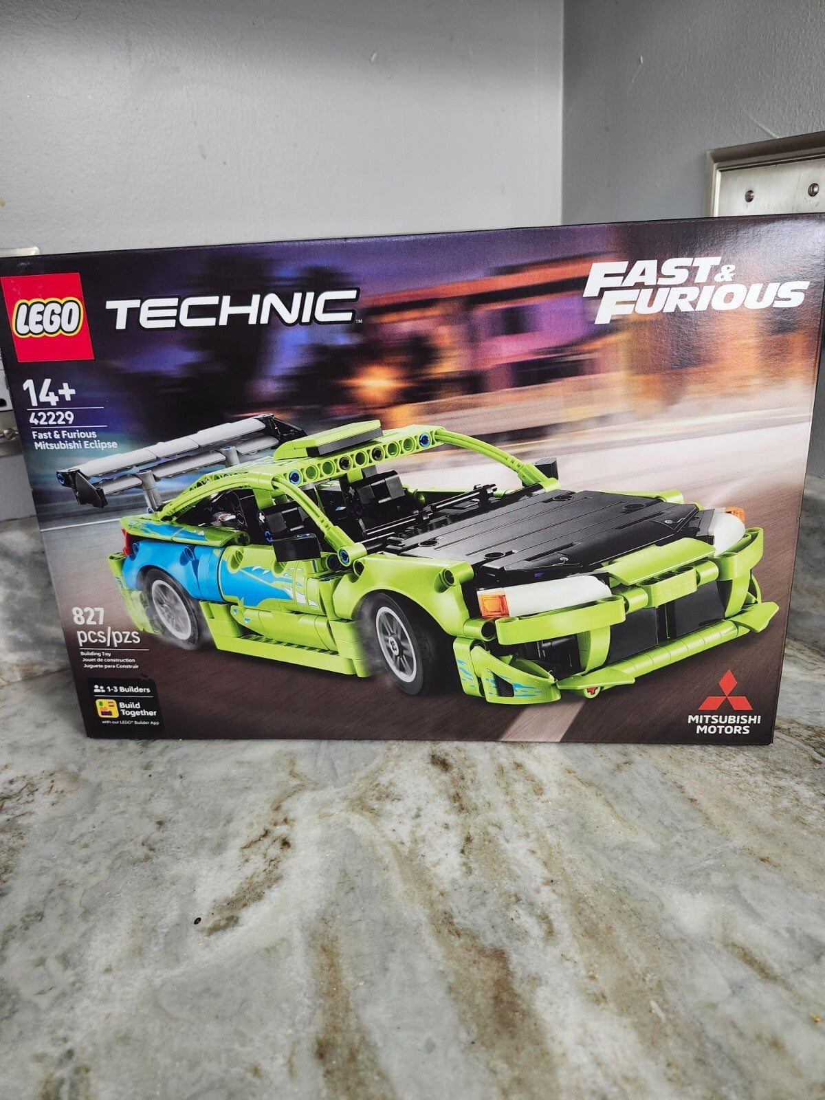 LEGO Technic #42229 827 pieces Fast & Furious Mitsubishi Eclipse