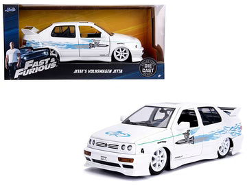 Jesse's Volkswagen Jetta Fast & Furious White by Jada 1:24 Model Car 99591 New