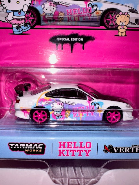 Tarmac Works Vertex Nissan Silvia S15 Hello Kitty Drift IDE 2024 1:64