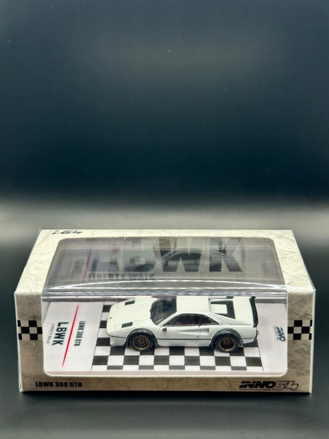 INNO64 1/64 LBWK 308 GTB White