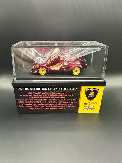 Hot Wheels Red Line Club RLC '82 Lamborghini Countach LP500 S Red 453/12500