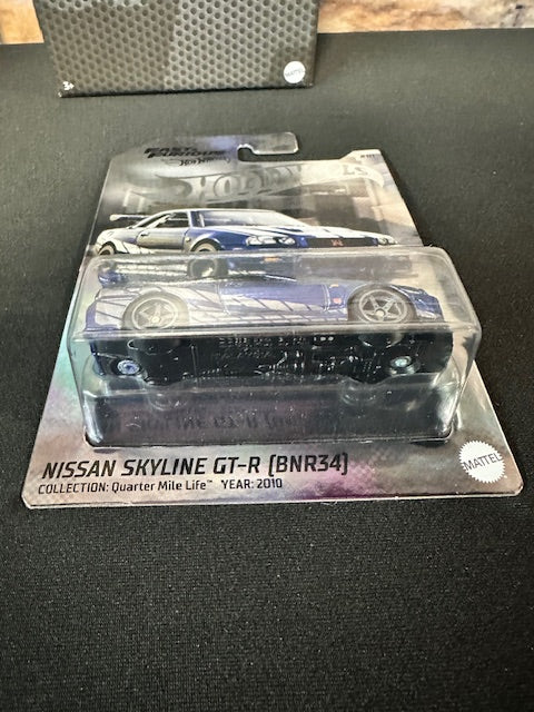 Hot Wheels 1:64 NFT Garage Fast And Furious Nissan Skyline R34 GT-R
