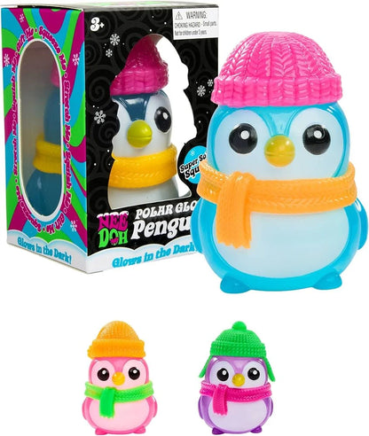 NeeDoh Polar Glow Penguin  color will vary
