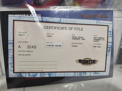 Hot Wheels Twin Mill 1:24 30th Anniversary Legends To Life Show Car