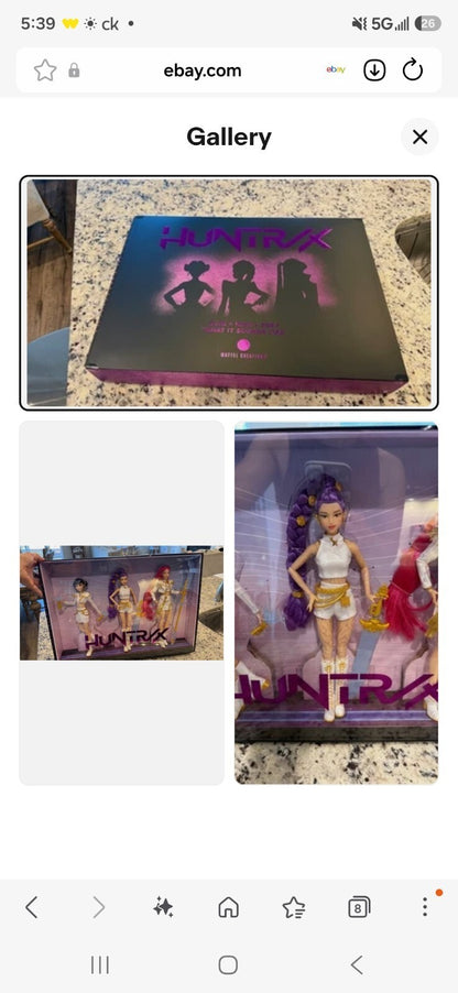 Mattel Creations K Ppp Demon Hunters Huntrix 3 Doll Set Sold Out Rare