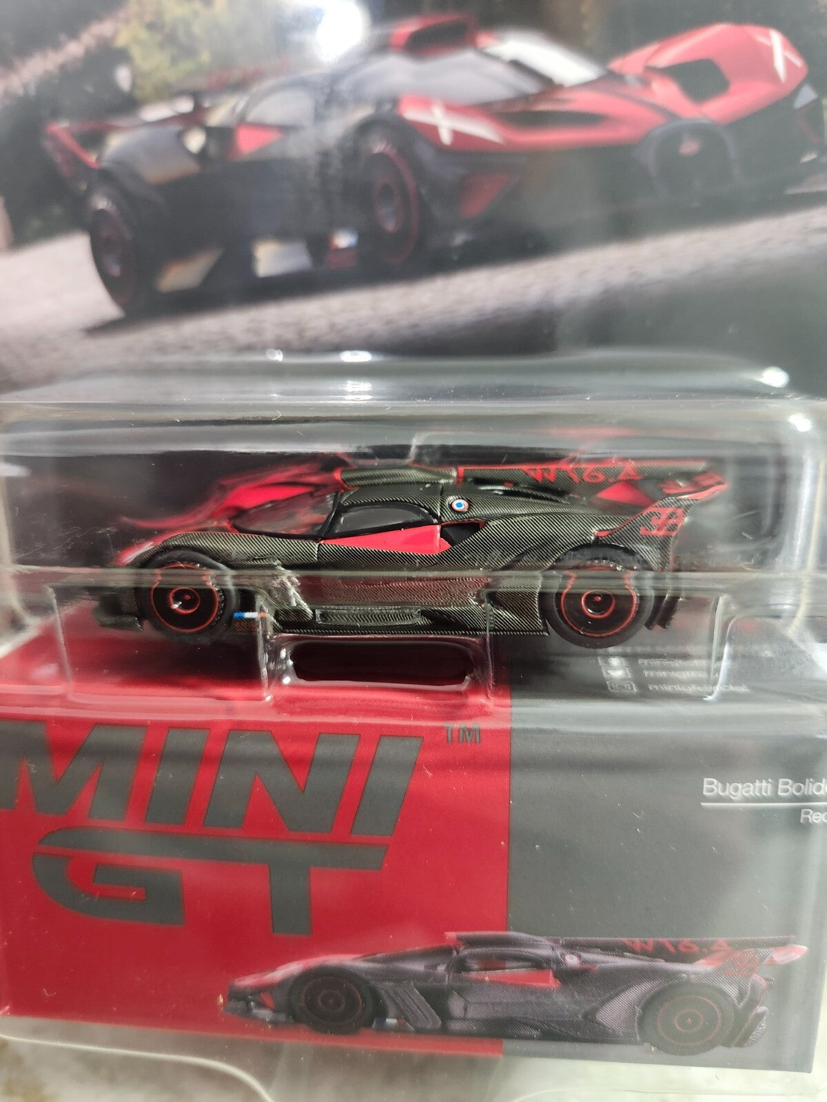 Mini GT  #1105 Bugatti Bolide Red