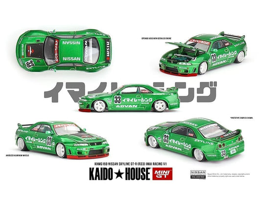 Kaido House x Mini GT Nissan Skyline GT-R (R33) Kaido Works Imai Racing V1 #150