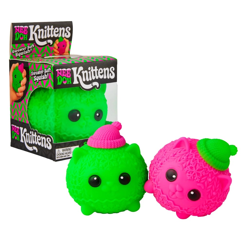 NeeDoh Squishmas Knittens  Random color