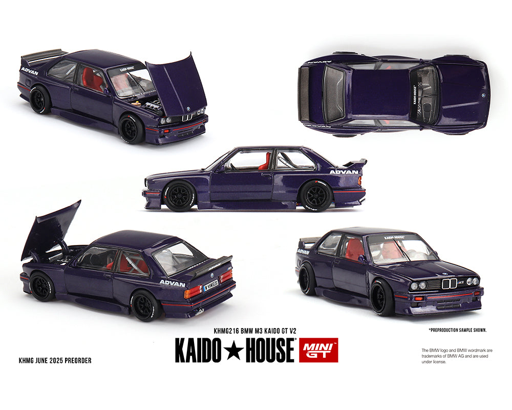 Kaido House x Mini GT 1:64 BMW M3 Kaido GT V2- Purple #216