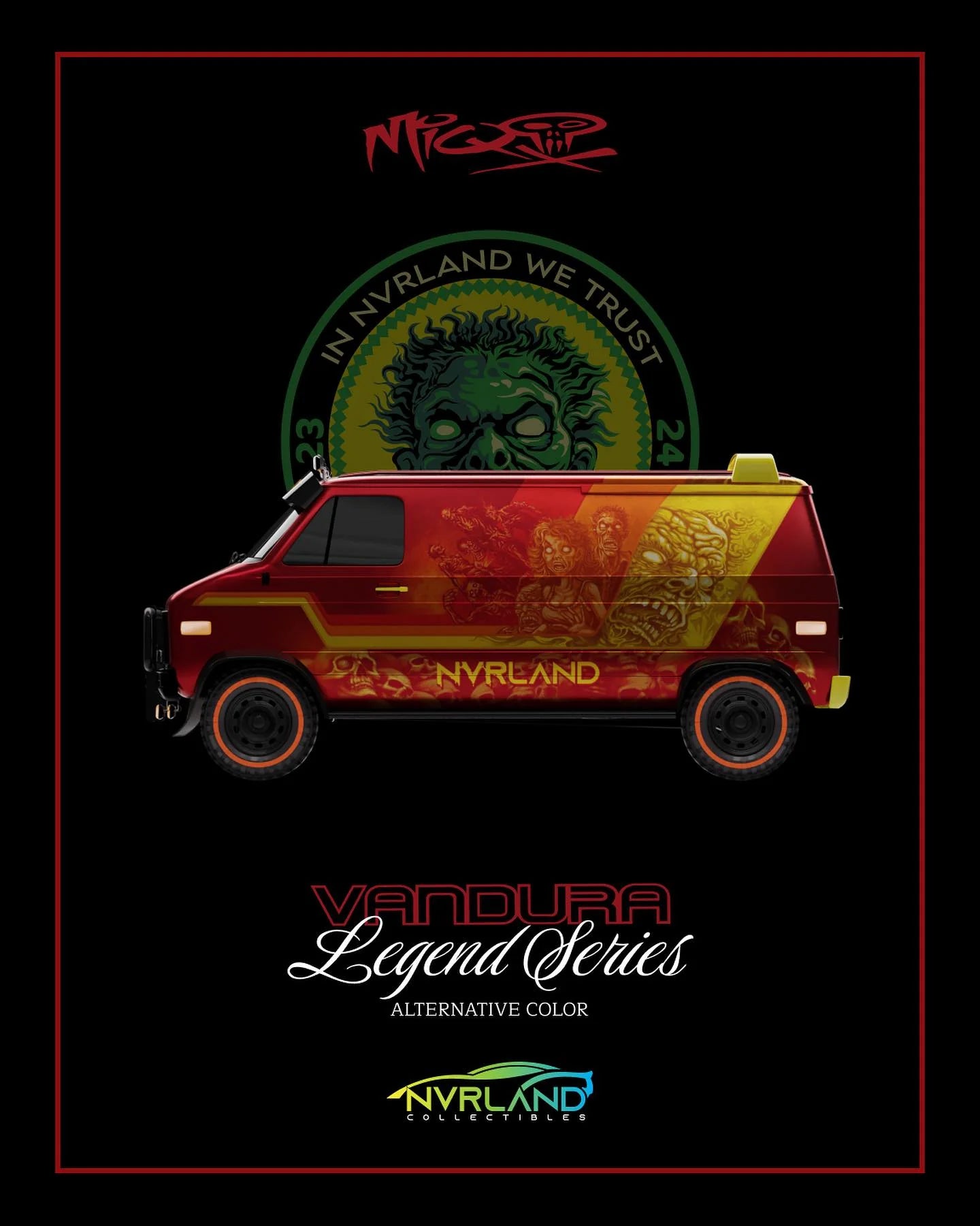 NVRLand Collectibles Vandura Legends Series TWEEQIM Design NVRLand Alternative Color 1/300